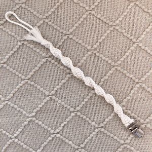 Macrame Pacifier Clip